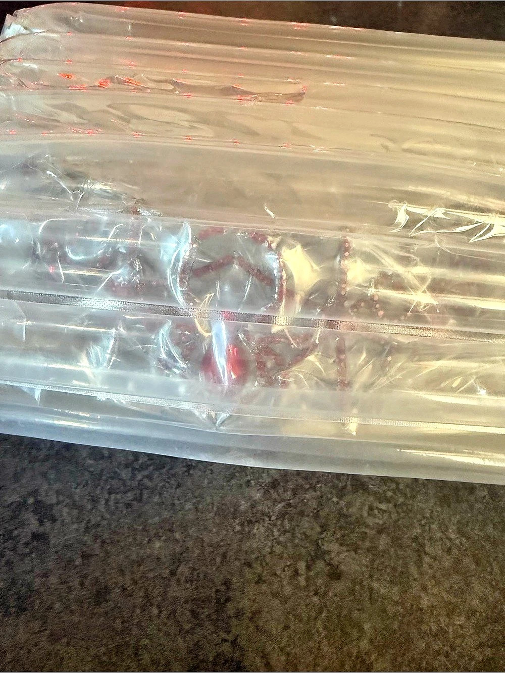Red Rhinestone Tiara - Picture 5 of 7